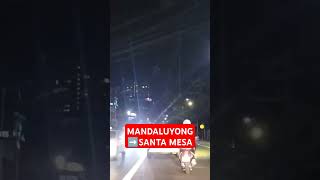 MANDALUYONG SANTA MESA music soul live shortvideo automobile [upl. by Fennie141]