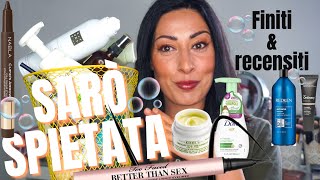 SENZA PELI SULLA LINGUA  FINITIampRECENSITI 🫧🗑️ 🫧 empties makeupproducts [upl. by Nidnerb]