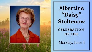 Albertine Stoltenow Celebration of Life 6324 [upl. by Udele]