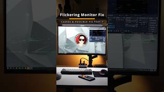 Flickering PC monitor causes amp possible fix PART 7 shorts [upl. by Yentruok]