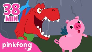 Dinosauri e Animali  Canzoni Bimbi  Compilazione  Pinkfong Bimbo Squalo Canzoni per Bambini [upl. by Zoi474]