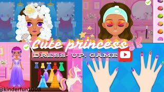 princess dress up games✨💖cute makeup game 🦄💜🌷 [upl. by Rick]