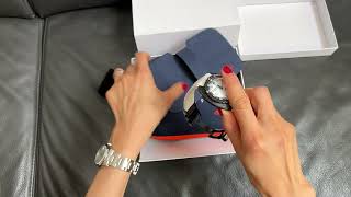 DOXA Sub 300 Carbon Whitepearl Unboxing [upl. by Ennasil726]