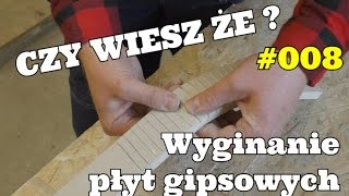 Fale i łuki z płyt kartonowo  gipsowych [upl. by Nnylyrehc]