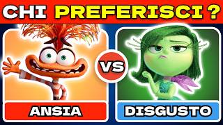 CHI PREFERISCI TRA I PERSONAGGI DI INSIDE OUT 2 🎬 🍿  Quiz Film Disney [upl. by Ardnuas]