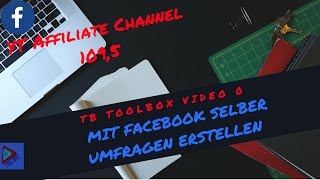 Auf Facebook selber Umfragen zum eigenen Thema erstellen [upl. by Marabelle]