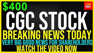 CGC Stock  Canopy Growth Corp Stock Breaking News Today  CGC Stock Price Prediction  CGC Stock [upl. by Anaidni]