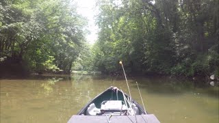 Coleman Scanoe  Fishing On Nolichucky River Riding The Rapids  Saw the Swaggerty Block House Fort [upl. by Sackey]