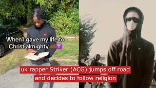 uk rapper gm striker ACG jumps off road to follow religion ukdrill [upl. by Lindell]