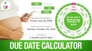 Pregnancy Due Date Calculator How to Calculate Your Due Date  Pregistry [upl. by Irtimed]