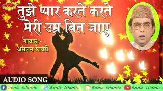 Romantic Hindi Ghazal  Tujhe Pyar Karte Karte Meri Umar Beet Jaye  Aslam Sabri [upl. by Louanna]