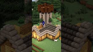 Minecraft Starter Castle🏰 minecraft [upl. by Sadirah322]