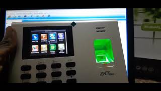 How to CONFIGURE ZK TECO K40Biometrics System [upl. by Marcy]