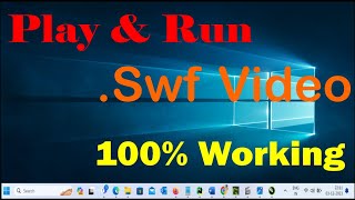 How to Open play amp run swf video or files  How to run amp Watch swf video without Adobe FlashPlayer [upl. by Delia]