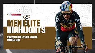 Men Elite Highlights  RD 12 Zonhoven BEL  202223 UCI CX World Cup [upl. by Ophelie]