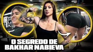 THAÍSSA FIT AGUENTOU O TREINO DE GLÚTEOS DA BAKHAR NABIEVA   SAINDO DA ZONA DE CONFORTO [upl. by Noyrb]