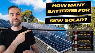 How Many Batteries for 5kW Solar System [upl. by Todd385]