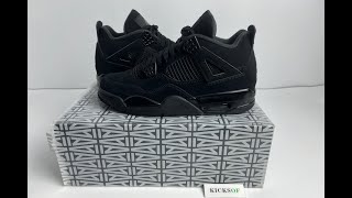 Jordan 4 Black Cats Reps 11 HypeUnique [upl. by Violet]