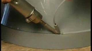 Plastic Hot Air Welding of PVC Ventilation Pipe amp Pittings [upl. by Shriner]