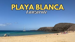 PLAYA BLANCA LANZAROTE  Beaches Shops Marina Bars amp Restaurant Tours [upl. by Daria]