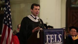 Mayor Pete Buttigieg  Fels Commencement Speech 2017 [upl. by Mosier332]