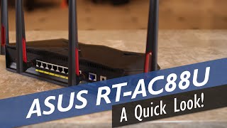 Asus RTAC88U AC3100 Router  A Quick Look [upl. by Remington]