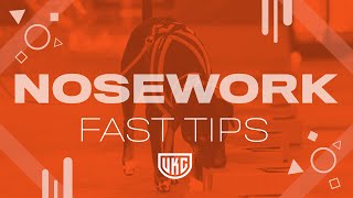 Fast Tips  UKC Nosework [upl. by Anestassia]