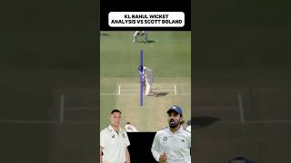 Analyzing KL Rahul Wicket Vs Scott Boland  Australia A Vs India A 2024 [upl. by Mahan693]