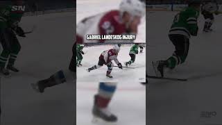 Gabriel Landeskog Injury [upl. by Marquita832]