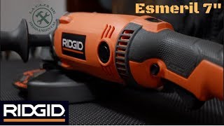 Esmeril RIDGID de 7quot [upl. by Floss]