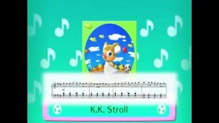 Animal Crossing New Leaf  KK Stroll Aircheck Piano Sheet Music [upl. by Lenz]