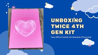 Unboxing 60 Twice Official Fanclub Kit 4th Generation [upl. by Candless]