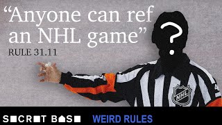 Why two NHL players had to ref their own game  Weird Rules [upl. by Freiman]