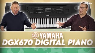 Yamaha DGX670  Portable Grand Piano  Gear4music Keys and Orchestral [upl. by Fleisher]