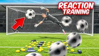 REACTION TRAINING 🧤🔥 Full Session  Goalkeeper Training [upl. by Gelya]