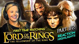 Mia journeys to LORD OF THE RINGS FELLOWSHIP OF THE RING Extended PART 1 2001 Movie Reaction [upl. by Aihseyk]