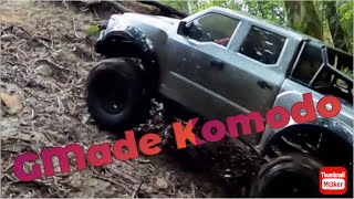 GMade Komodo GS02 GS02F RC trail crawler ISDT esc70 Traxxas Element RC [upl. by Clarette]