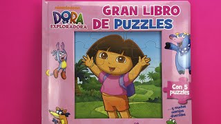 Gran libro de puzzles de Dora la Exploradora Nickelodeon [upl. by Jo Ann]