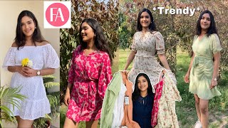 Affordable Trendy Dress Haul  Faballey Dress Haul  Affordable Birthday Dress Haul  TryOn Haul [upl. by Adaner285]