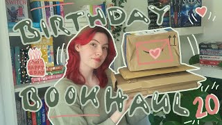 birthday book haul ✨💖 [upl. by Rema948]