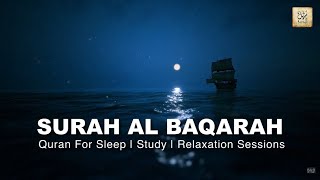 Quran  Rain on Sea for Study Sleeping Relaxation Meditation Surah Al Baqarah Quran Recitation [upl. by Louanne]