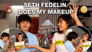 SETH FEDELIN DOES MY MAKEUP  HAPPY VALENTINES DAY [upl. by Trainor]