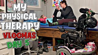 A Day of Physical Therapy  Vlogmas 2023 [upl. by Willner965]