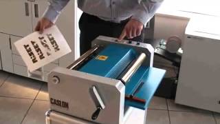 GASPERINI FoilTech FT10 Laminazione a caldo su stampa digitale  laser [upl. by Esch]