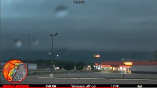 Derecho And Tornadoes Tear Thru Illinois  LIVE AS IT HAPPENED [upl. by Zerelda35]