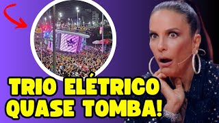 Ivete Sangalo Leva Susto Após Explosão no seu Carro no Carnaval [upl. by Pence630]