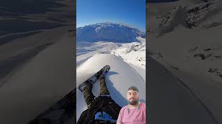 Skiing snowboarding skiing gopro ski snow backcountry duet girlreactiononsuperbike travel [upl. by Sirraf]