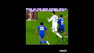 Impressive Nutmegging skills used by christiano Ronaldo to penetrate through opponentsnozmoscada [upl. by Liahus852]