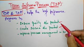 team software process  software engineering [upl. by Mikes]