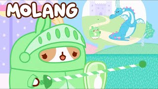 Molang  Caballeros y Dragones  Súper Toons TV  Peques [upl. by Airotcivairam]